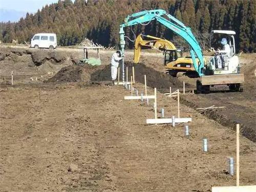 张家口地桩施工现场